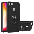 For vivo Y83 2 in 1 Armour Series PC + TPU Protective Case with Ring Holder(Black) - 1