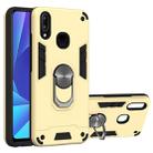 For vivo Y91 / Y95/Y93(Indian Version) / U1 2 in 1 Armour Series PC + TPU Protective Case with Ring Holder(Gold) - 1