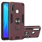 For vivo Z5x / Z1 Pro 2 in 1 Armour Series PC + TPU Protective Case with Ring Holder(Wine Red) - 1