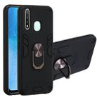 For vivo Y19 / Y5s / U3 / U20 2 in 1 Armour Series PC + TPU Protective Case with Ring Holder(Black) - 1