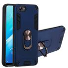 For vivo Y81 (Nonporous) 2 in 1 Armour Series PC + TPU Protective Case with Ring Holder(Royal Blue) - 1