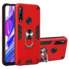 For Huawei Honor 9X / Enjoy 10 Plus 2 in 1 Armour Series PC + TPU Protective Case with Ring Holder(Red) - 1