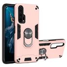 For Huawei Honor 20 / nova 5T 2 in 1 Armour Series PC + TPU Protective Case with Ring Holder(Rose Gold) - 1