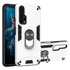 For Huawei Honor 20 / nova 5T 2 in 1 Armour Series PC + TPU Protective Case with Ring Holder(Silver) - 1