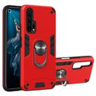 For Huawei Honor 20 / nova 5T 2 in 1 Armour Series PC + TPU Protective Case with Ring Holder(Red) - 1