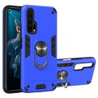 For Huawei Honor 20 / nova 5T 2 in 1 Armour Series PC + TPU Protective Case with Ring Holder(Dark Blue) - 1