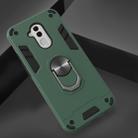 For Huawei Mate 20 Lite 2 in 1 Armour Series PC + TPU Protective Case with Ring Holder(Green) - 2