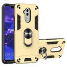 For Huawei Mate 20 Lite 2 in 1 Armour Series PC + TPU Protective Case with Ring Holder(Gold) - 1