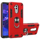 For Huawei Mate 20 Lite 2 in 1 Armour Series PC + TPU Protective Case with Ring Holder(Red) - 1