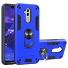 For Huawei Mate 20 Lite 2 in 1 Armour Series PC + TPU Protective Case with Ring Holder(Dark Blue) - 1