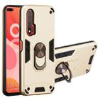 For Huawei nova 6 2 in 1 Armour Series PC + TPU Protective Case with Ring Holder(Gold) - 1