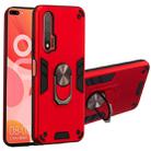 For Huawei nova 6 2 in 1 Armour Series PC + TPU Protective Case with Ring Holder(Red) - 1