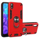 For Huawei Y5 (2019) / Honor 8S 2 in 1 Armour Series PC + TPU Protective Case with Ring Holder(Red) - 1