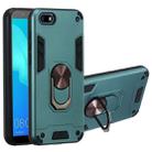 For Huawei Y5 (2018) / Y5 Prime (2018) 2 in 1 Armour Series PC + TPU Protective Case with Ring Holder(Green) - 1