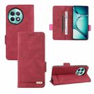 For OnePlus Ace 2 Pro 5G Magnetic Clasp Leather Phone Case(Red) - 1