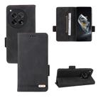 For OnePlus 12 Magnetic Clasp Leather Phone Case(Black) - 1