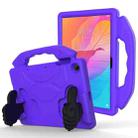 For Honor Pad X8 10.1 Thumb Bracket EVA Shockproof Tablet Case(Purple) - 1