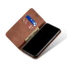 For Huawei Nova 7 Pro Denim Texture Casual Style Horizontal Flip Leather Case with Holder & Card Slots & Wallet(Brown) - 4