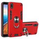 For Xiaomi Redmi 7A 2 in 1 Armour Series PC + TPU Protective Case with Ring Holder(Red) - 1