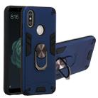 For Xiaomi Mi 6X / A2 2 in 1 Armour Series PC + TPU Protective Case with Ring Holder(Royal Blue) - 1