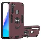 For Xiaomi Redmi Note 8T 2 in 1 Armour Series PC + TPU Protective Case with Ring Holder(Wine Red) - 1