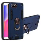 For Xiaomi Redmi 6A (Nonporous) 2 in 1 Armour Series PC + TPU Protective Case with Ring Holder(Royal Blue) - 1