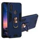 For Xiaomi Redmi Note 6 / Note 6 Pro 2 in 1 Armour Series PC + TPU Protective Case with Ring Holder(Royal Blue) - 1