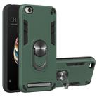For Xiaomi Redmi 5A / 5A Prime / Y1 2 in 1 Armour Series PC + TPU Protective Case with Ring Holder(Dark Green) - 1