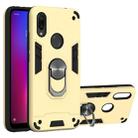 For Xiaomi Redmi 7 / Y3 2 in 1 Armour Series PC + TPU Protective Case with Ring Holder(Gold) - 1