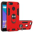 For Xiaomi Mi 5X / A1 / X1 2 in 1 Armour Series PC + TPU Protective Case with Ring Holder(Red) - 1