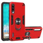 For Xiaomi Mi CC9e / A3 2 in 1 Armour Series PC + TPU Protective Case with Ring Holder(Red) - 1
