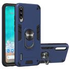 For Xiaomi Mi CC9e / A3 2 in 1 Armour Series PC + TPU Protective Case with Ring Holder(Royal Blue) - 1