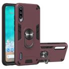 For Xiaomi Mi CC9e / A3 2 in 1 Armour Series PC + TPU Protective Case with Ring Holder(Wine Red) - 1