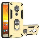 For Motorola Moto E5(EU Version) / G6 Play 2 in 1 Armour Series PC + TPU Protective Case with Ring Holder(Gold) - 1