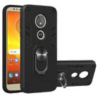 For Motorola Moto E5(EU Version) / G6 Play 2 in 1 Armour Series PC + TPU Protective Case with Ring Holder(Black) - 1