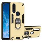 For Motorola Moto P40 Power 2 in 1 Armour Series PC + TPU Protective Case with Ring Holder(Gold) - 1