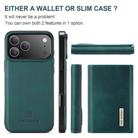 For iPhone 17 Pro Max DG.MING M1 Series 3-Fold Multi Card Wallet Leather Phone Case(Green) - 2