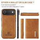 For iPhone 17 Air DG.MING M1 Series 3-Fold Multi Card Wallet Leather Phone Case(Brown) - 2