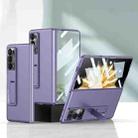 For Honor Magic V2 GKK Integrated Ultra-thin Folding Phone Case with Stand(Purple) - 1