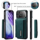 For iPhone 17 Pro DG.MING M2 Series 3-Fold Card Bag Wallet Leather Phone Case(Green) - 2