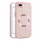 For iPhone SE 2022 / 2020 / 8 / 7 CD Texture MagSafe Frosted Translucent Phone Case(Pink) - 1