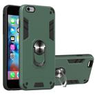 For iPhone 6 Plus / 6s Plus 2 in 1 Armour Series PC + TPU Protective Case with Ring Holder(Dark Green) - 1