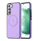 For Samsung Galaxy S22+ 5G Side Leather Magsafe Phone Case(Light Purple) - 1