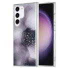 For Samsung Galaxy S23+ 5G Dual-side IMD Marble Phone Case(Black) - 1