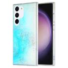 For Samsung Galaxy S23 5G Dual-side IMD Marble Phone Case(Sky Blue) - 1