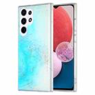 For Samsung Galaxy A13 4G Dual-side IMD Marble Phone Case(Sky Blue) - 1