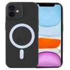 For iPhone 11 MagSafe Liquid Silicone Phone Case(Black) - 1