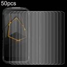 For DOOGEE S41 Plus 50pcs 0.26mm 9H 2.5D Tempered Glass Film - 1