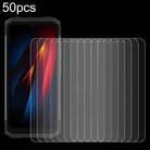 For DOOGEE S Punk 50pcs 0.26mm 9H 2.5D Tempered Glass Film - 1