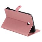 For Samsung Galaxy Tab A8.0 (2018) T387 Cat Bee Embossing Pattern Shockproof Table PC Protective Horizontal Flip Leather Case with Holder & Card Slots & Wallet & Pen Slot(Pink) - 5